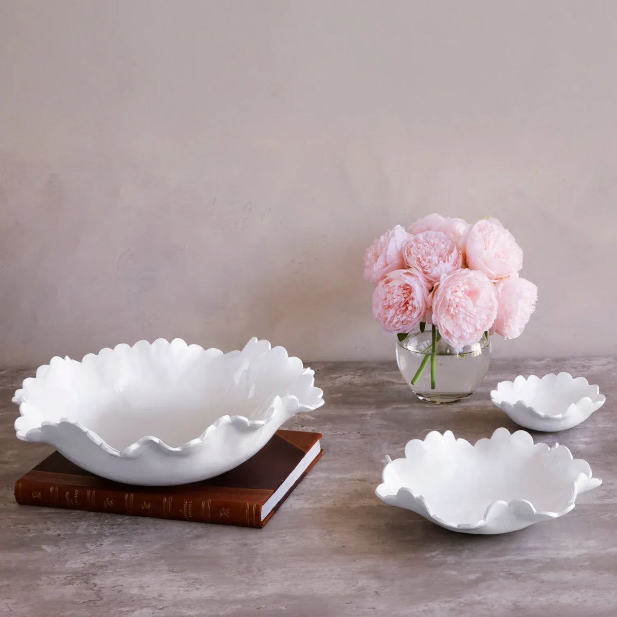 Beatriz Ball Vida Colette White Mini Bowls Set of 4 - Little Miss Muffin Children & Home