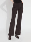 Spencer Hi Waist Neoprene Trouser in Black by Lysse