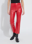 red leather pants