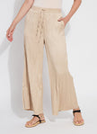 The Packable Pleated Palazzo Pant in Chablis by Lysse