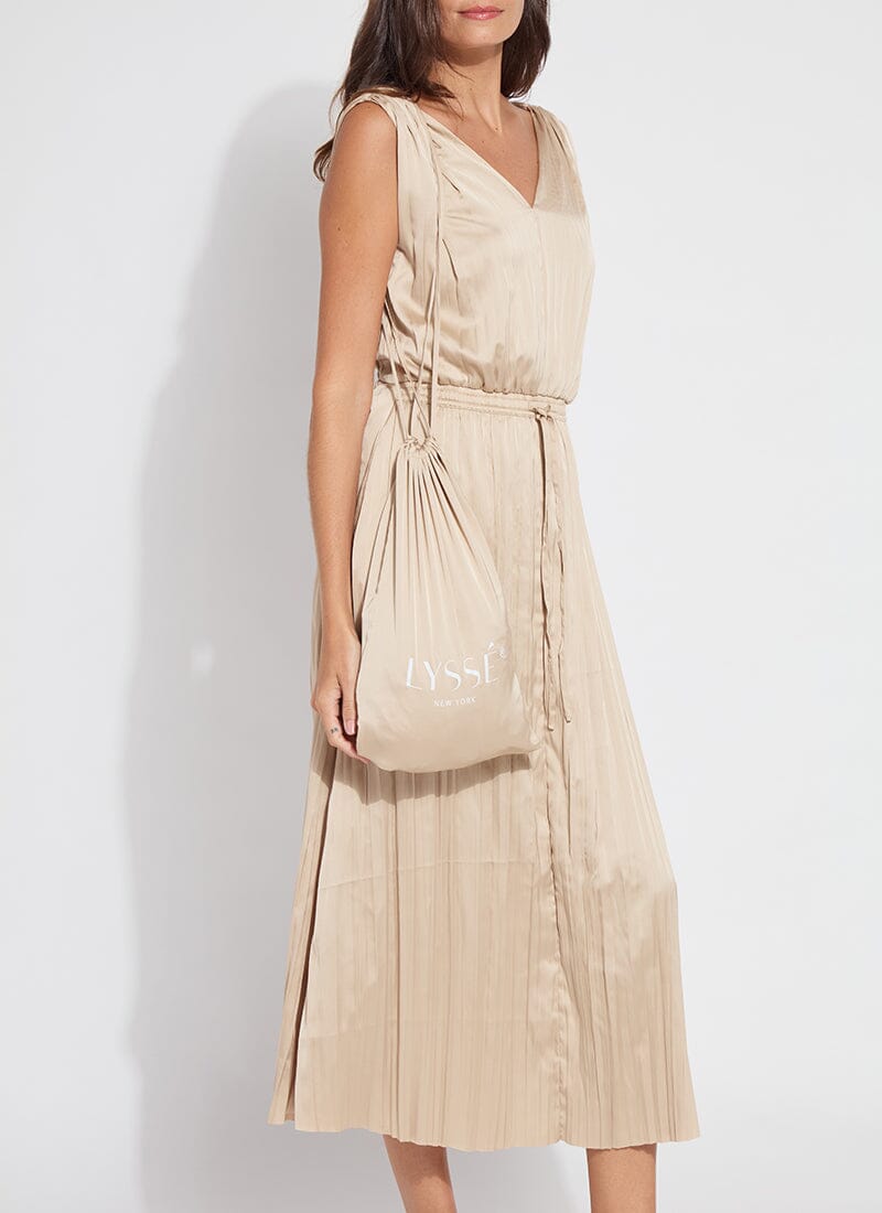 Lysse The Packable Pleated Dress in Chablis - Little Miss Muffin Children & Home