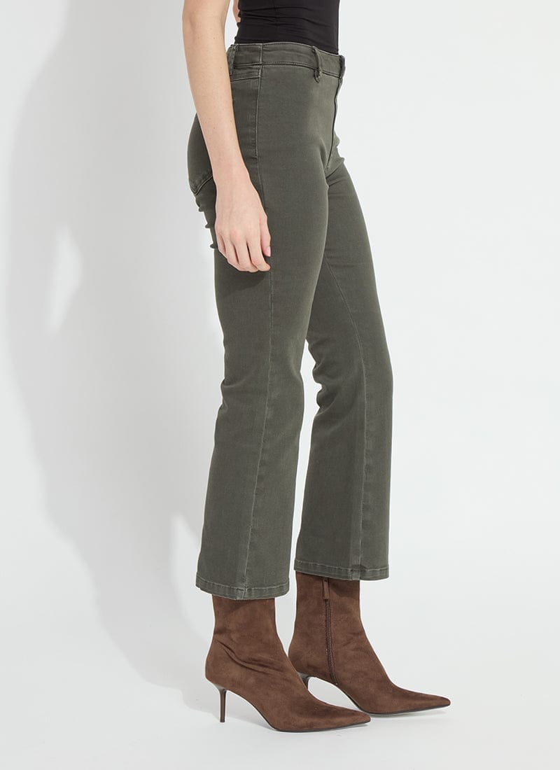 Lysse Lysse Ankle Estelle Everyday Flare Denim in Asutex Mosswood - Little Miss Muffin Children & Home