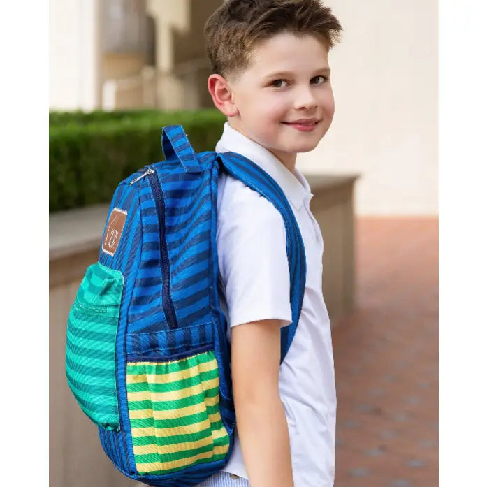 Sugar Bee Clothing Stripes Standard Backpack - Little Miss Muffin Children & Home