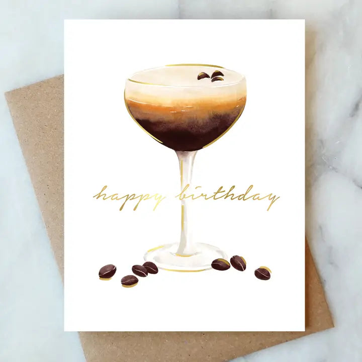 Abigail Jayne Design Espresso Martini Birthday Greeting Card - Little Miss Muffin Children & Home