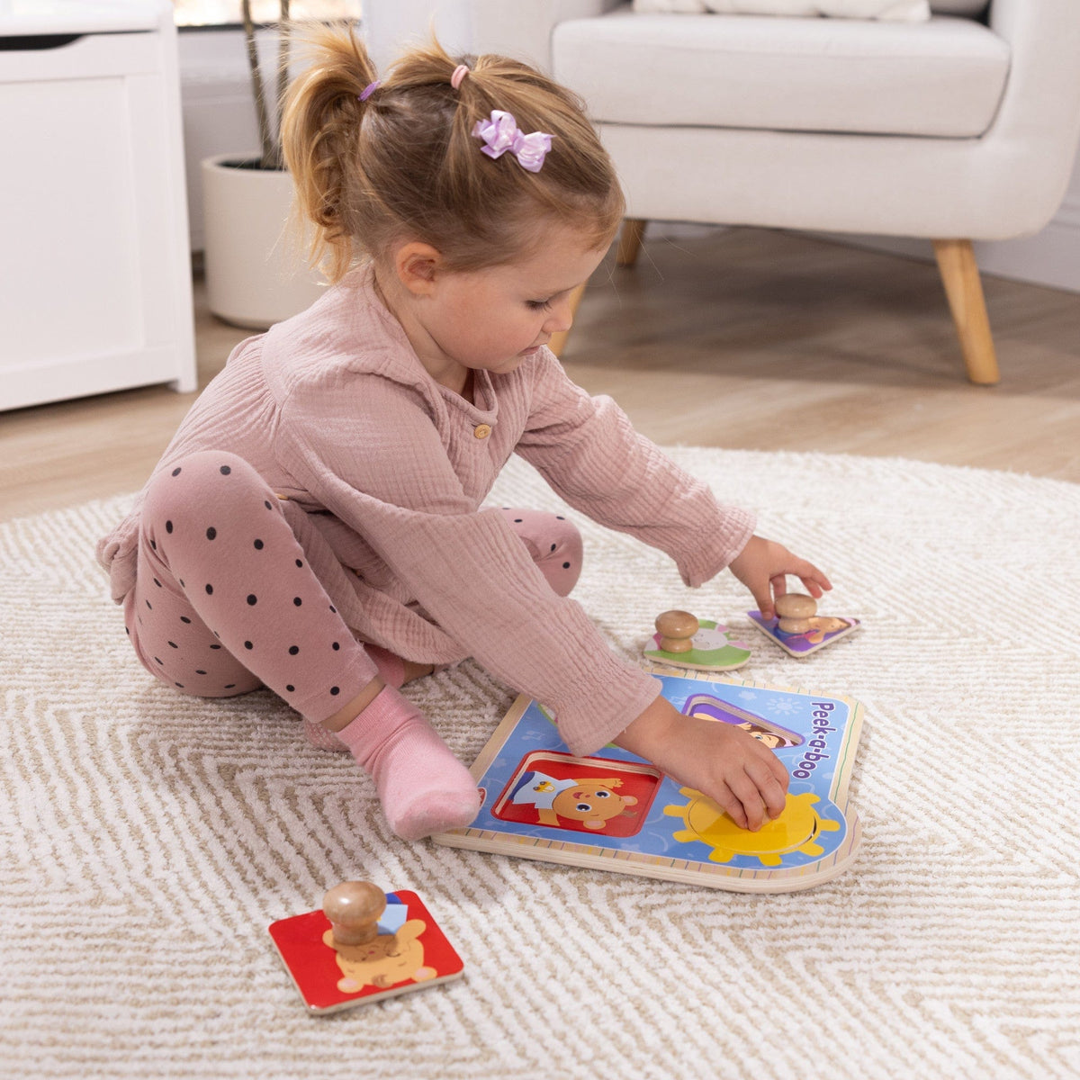 Melissa & Doug Melissa & Doug Ms Rachel Jumbo Knob Puzzle - Little Miss Muffin Children & Home