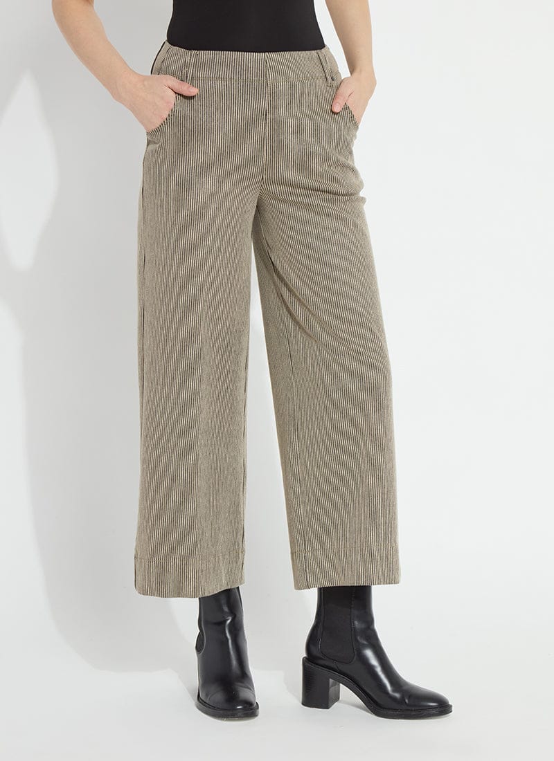 Clarke Wide Leg Denim in Everwood Sheen Line by Lysse