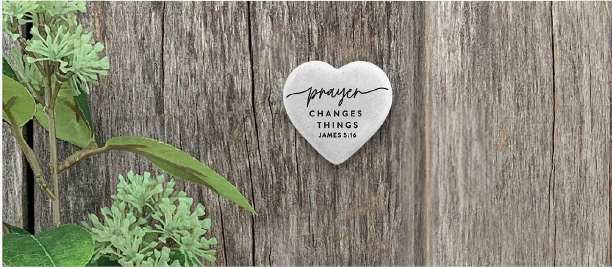 Dicksons Heart Stone Prayer Changes Things - Little Miss Muffin Children & Home