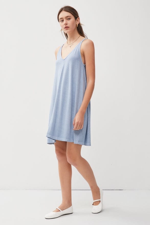 Be Cool Be Cool Ribbed V-Neck Knit Dress - Little Miss Muffin Children & Home