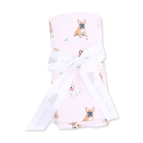 Angel Dear Bestie Dogs Pink Swaddle Blanket - Little Miss Muffin Children & Home