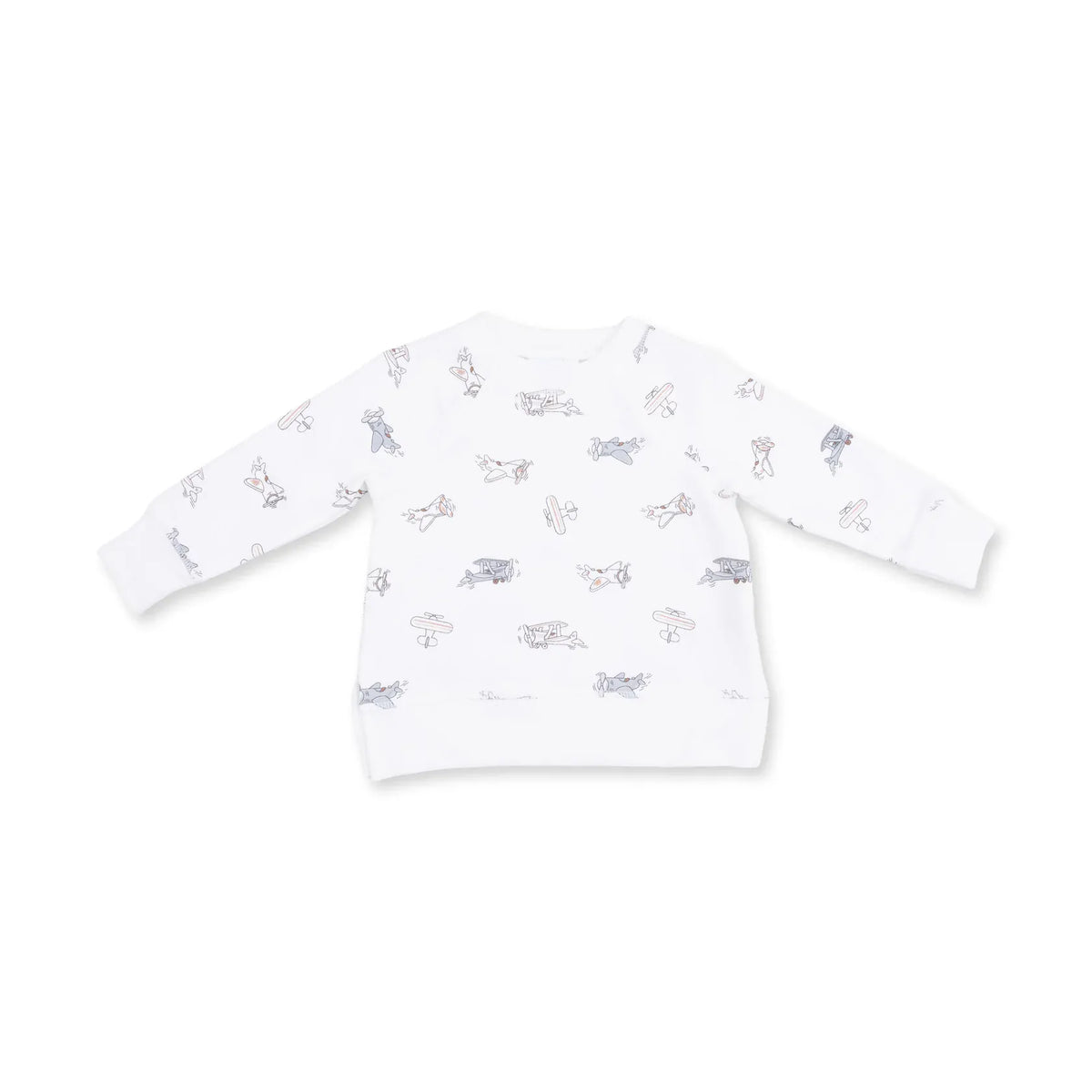 Angel Dear Vintage Airplane Pilots Raglan Sweatshirt - Little Miss Muffin Children & Home