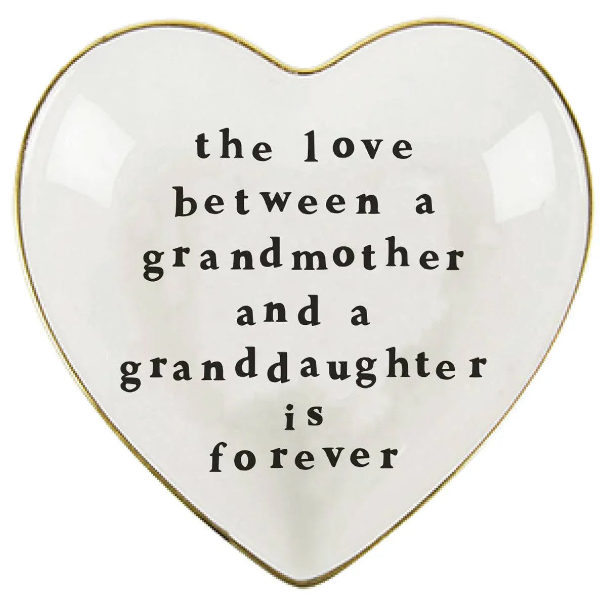 Soiree-Sisters Love Grandma Ceramic Heart Shaped Dish - Little Miss Muffin Children & Home