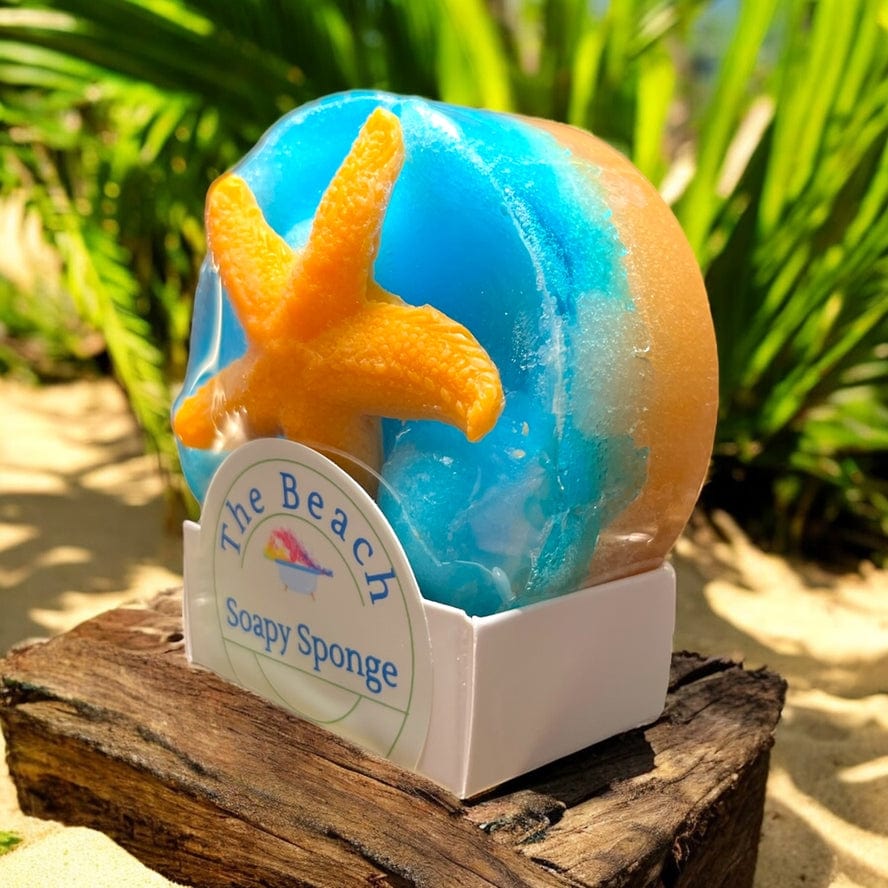 Ideal Soaps Soapy Sponge Beach - Little Miss Muffin Children & Home