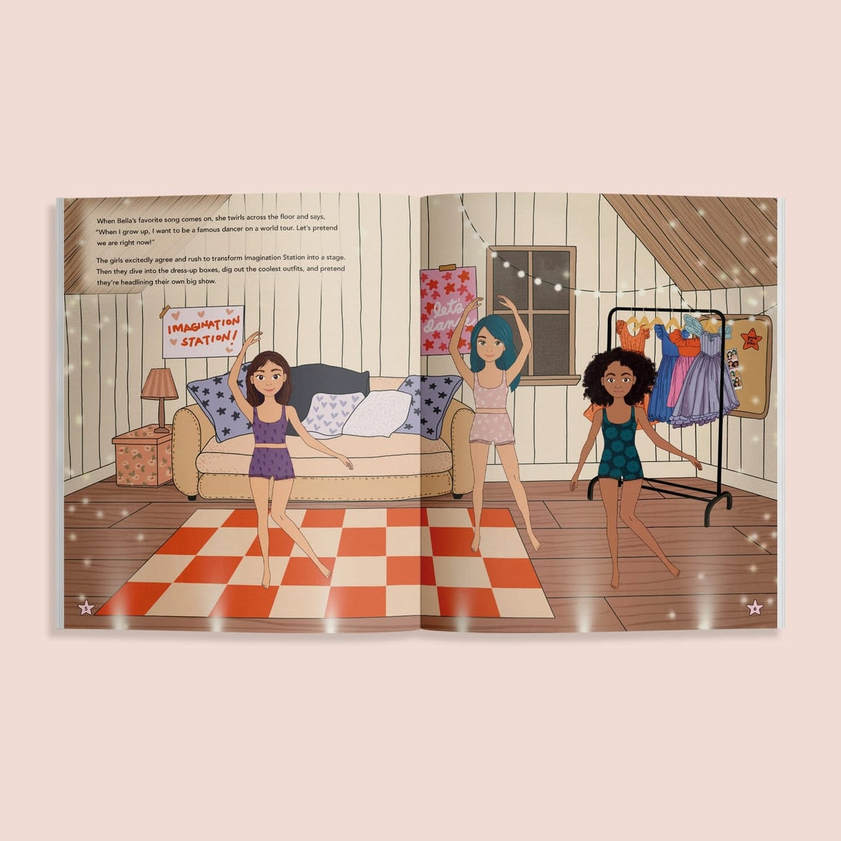Paige Tate & Co My Sticker Storybook: Dance Recital (500+ Reusable Stickers) - Little Miss Muffin Children & Home