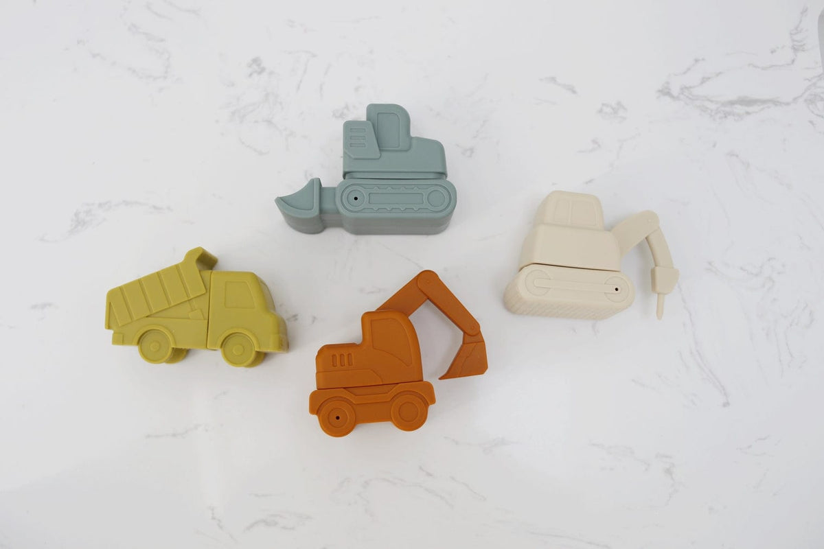 Marlowe & Co Marlowe & Co Construction Silicone Bath Toy Set - Little Miss Muffin Children & Home