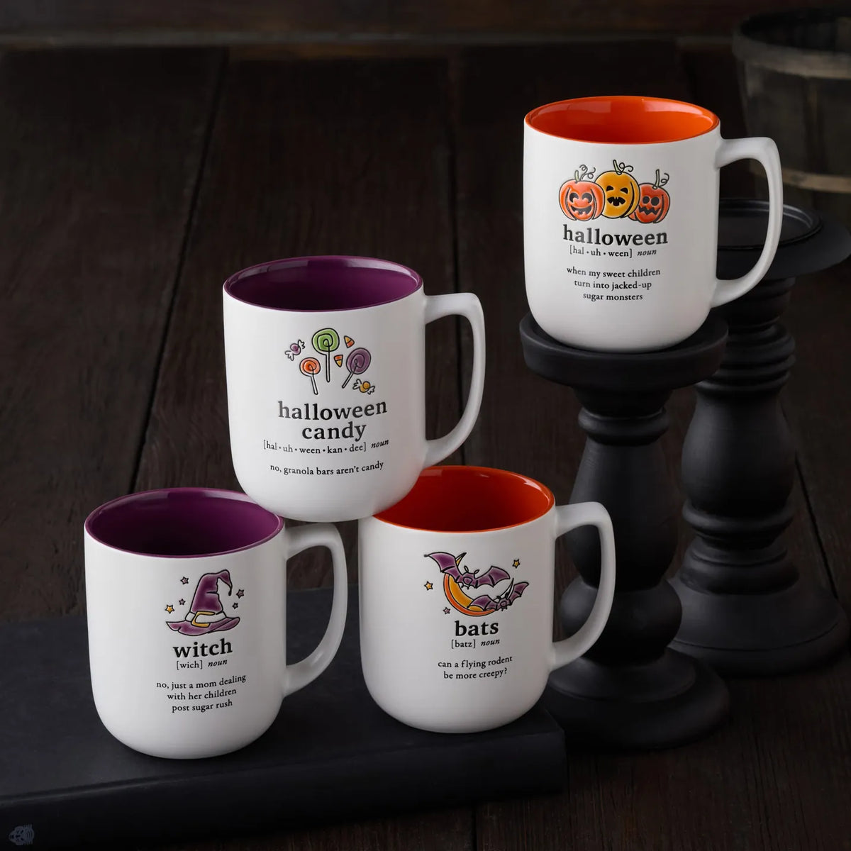 Certified International Halloween Words 18oz Mug, 4 Available Styles - Little Miss Muffin Children & Home