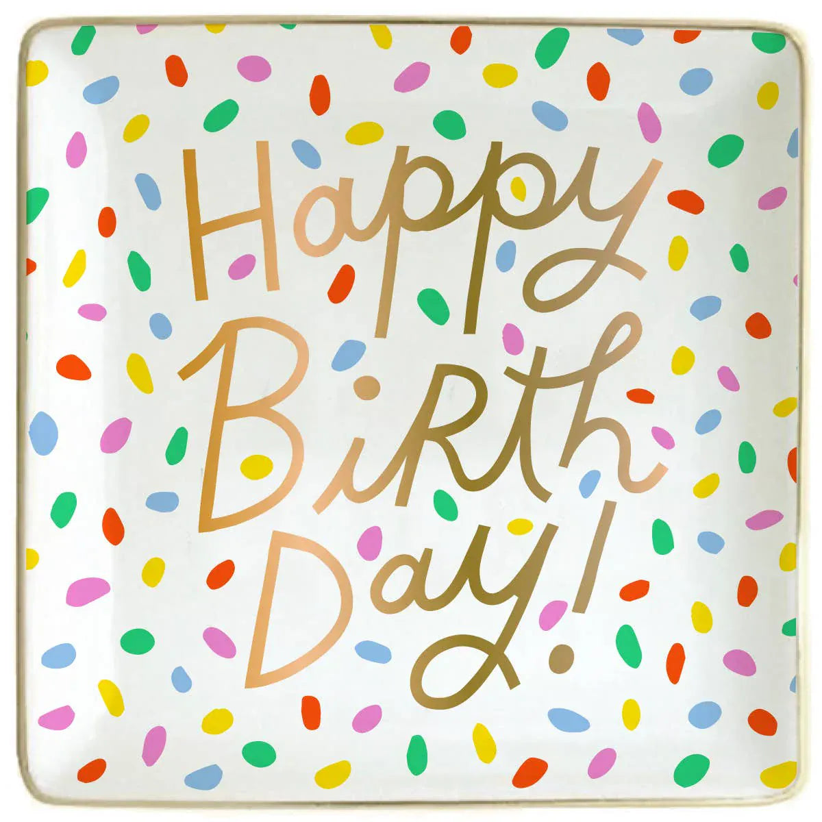 Soiree-Sisters Happy Birthday Ceramic Trinket Tray - Little Miss Muffin Children & Home