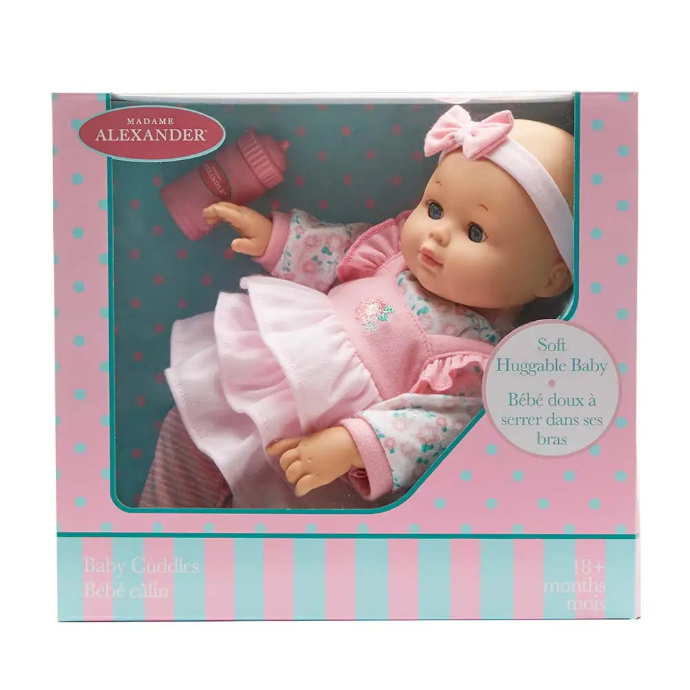 Madame Alexander 14" Baby Cuddles Pink Floral Light Skin Tone - Little Miss Muffin Children & Home