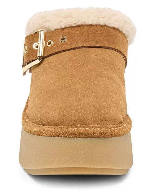 Dolce Vita Dolce Vita Oslo Plush Platform Slip-On Shoe – Light Brown Suede - Little Miss Muffin Children & Home
