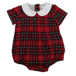 Lulu Bebe Noah Red Plaid Bubble - Little Miss Muffin Children & Home