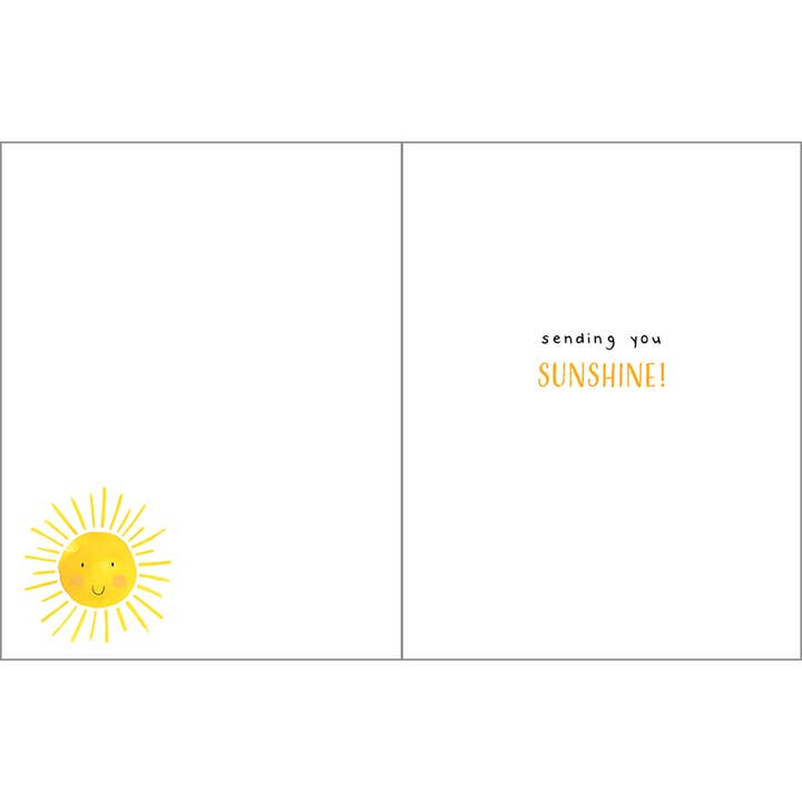 Gina B Designs Inc Smiling Sun Thinking of You Greeting Card - Little Miss Muffin Children & Home