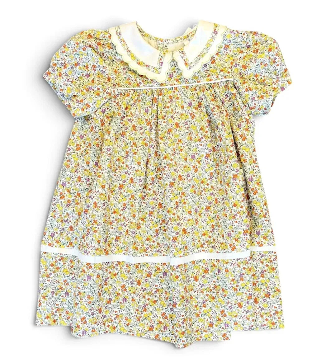 Lulu Bebe Gemma Fall Floral Dress - Little Miss Muffin Children & Home