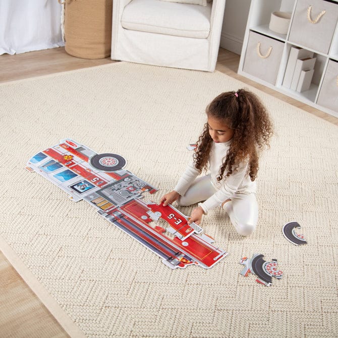Melissa & Doug Giant Fire Truck 24pcs Floor Puzzle - Little Miss Muffin Children & Home