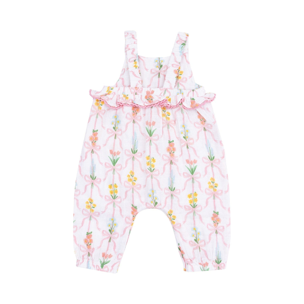 Angel Dear Angel Dear Ruffle Waist Romper Ribbon Bouquets - Little Miss Muffin Children & Home