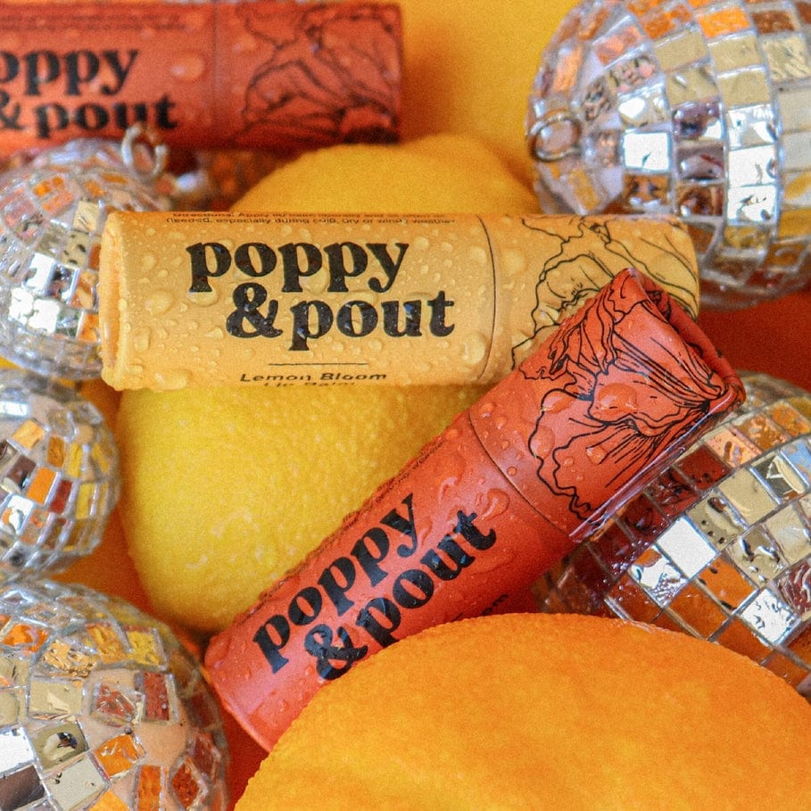 Poppy & Pout Poppy & Pout Lip Balm, Lemon Bloom - Little Miss Muffin Children & Home