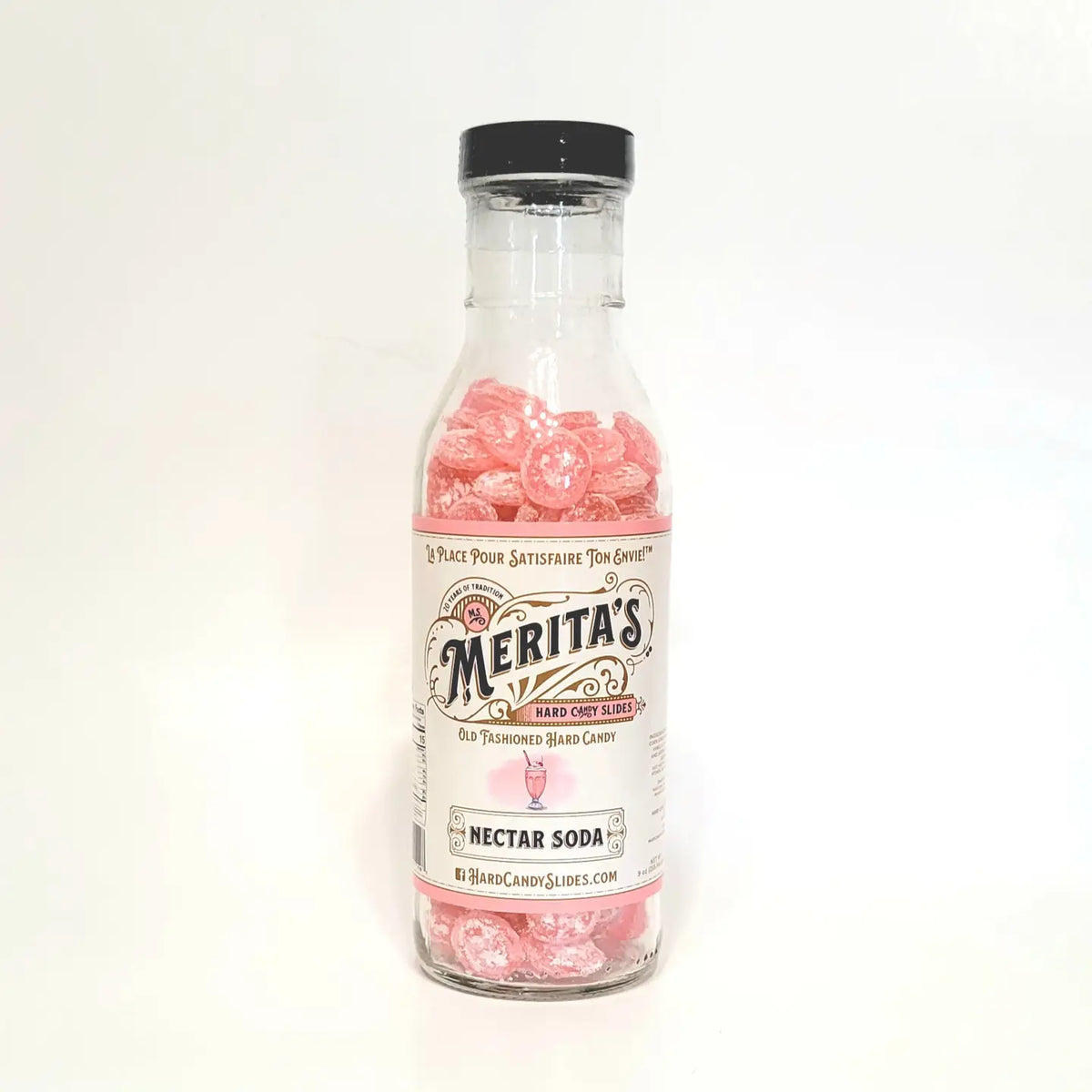 Ms Merita's Hard Candy Slides Nectar Soda Hard Candy in a Glass Bottle - Little Miss Muffin Children & Home