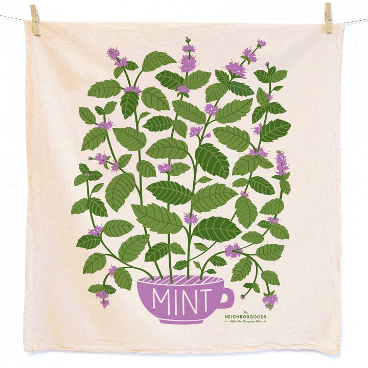 The Neighborgoods Fresh Herbs Tea Towel Gift Set - Little Miss Muffin Children & Home