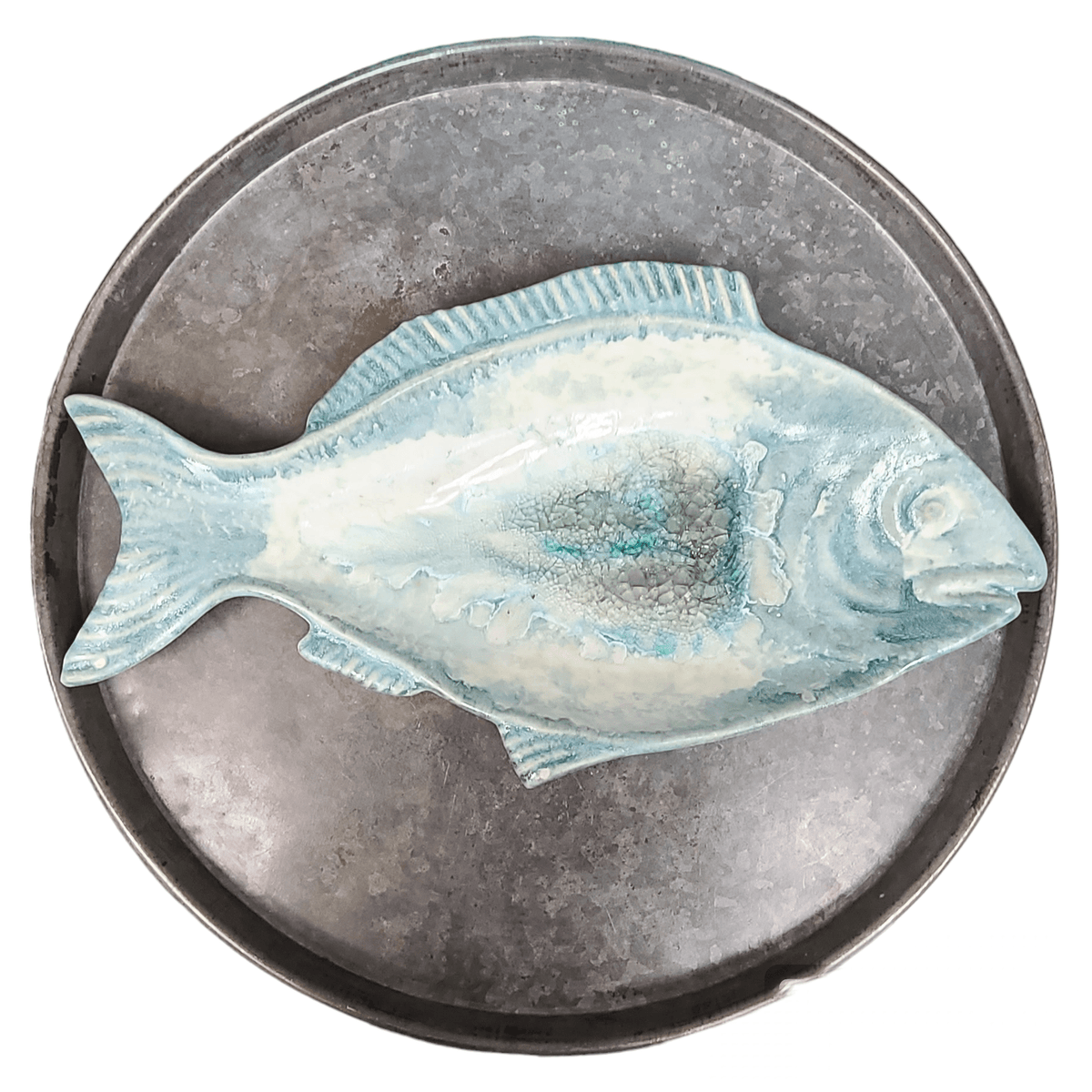 Satterfield Pottery LLC Satterfield Pottery XL Phish Platter - Little Miss Muffin Children & Home
