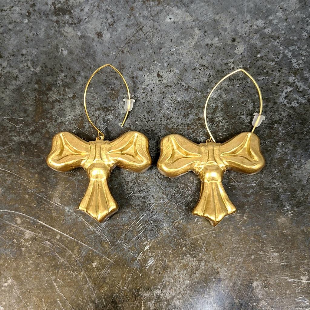 Carol Cassisa Carol Cassisa Bijou de Lauren Bow Earrings - Little Miss Muffin Children & Home