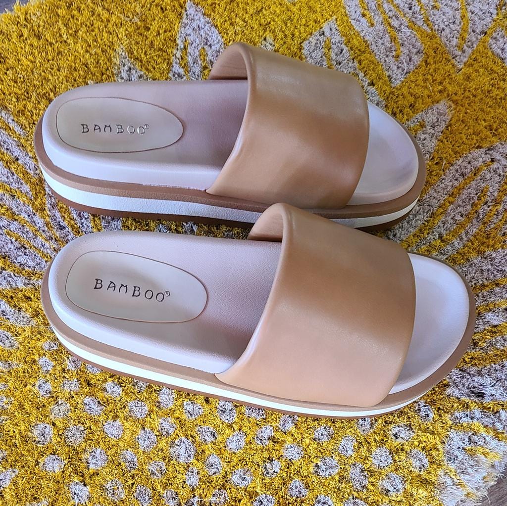 Ccocci Ccocci Cake Stripe Layered Platform Sole Slide - Little Miss Muffin Children & Home