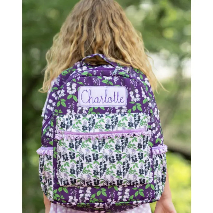 Sugar Bee Clothing Wisteria Girls Standard Backpack - Little Miss Muffin Children & Home