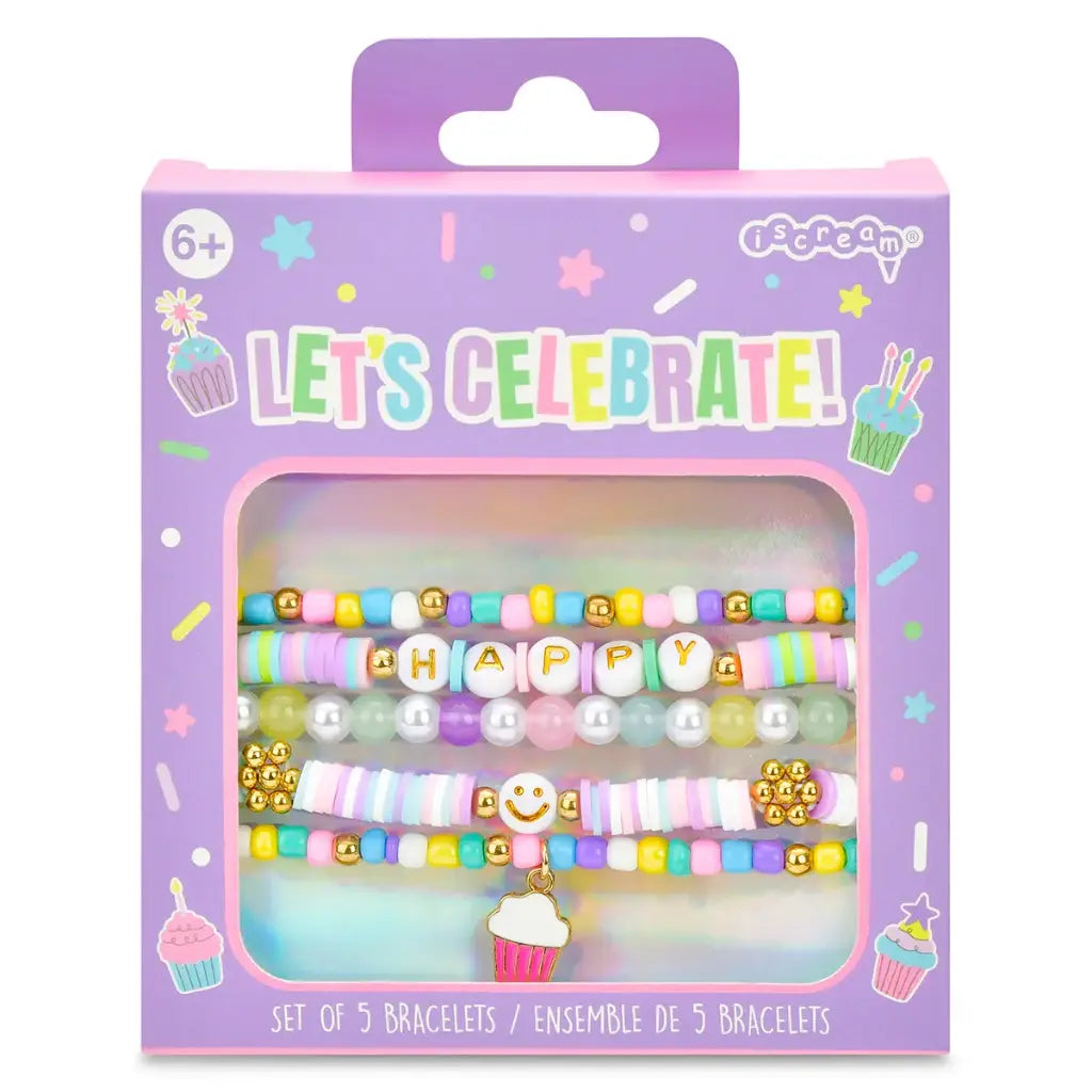 iScream Let's Celebrate Bracelet Set - Little Miss Muffin Children & Home