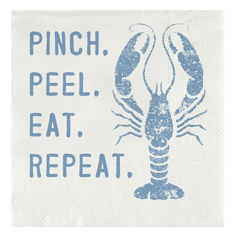Santa Barbara Design Studio Pinch. Peel. Eat. Repeat. 20pk Paper Cocktail Napkins - Little Miss Muffin Children & Home