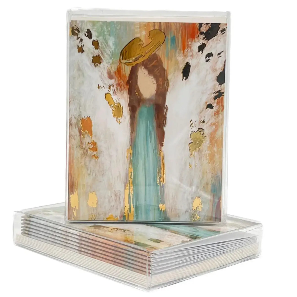 Rachel Brooks Design Gold Foil Angel of Kindness Folded Notes - Little Miss Muffin Children & Home