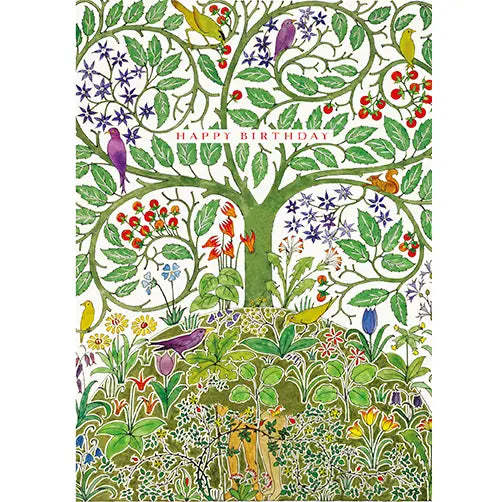 Notes & Queries Inc Birthday Tree Paradise Greeting Card Ling Design - Little Miss Muffin Children & Home