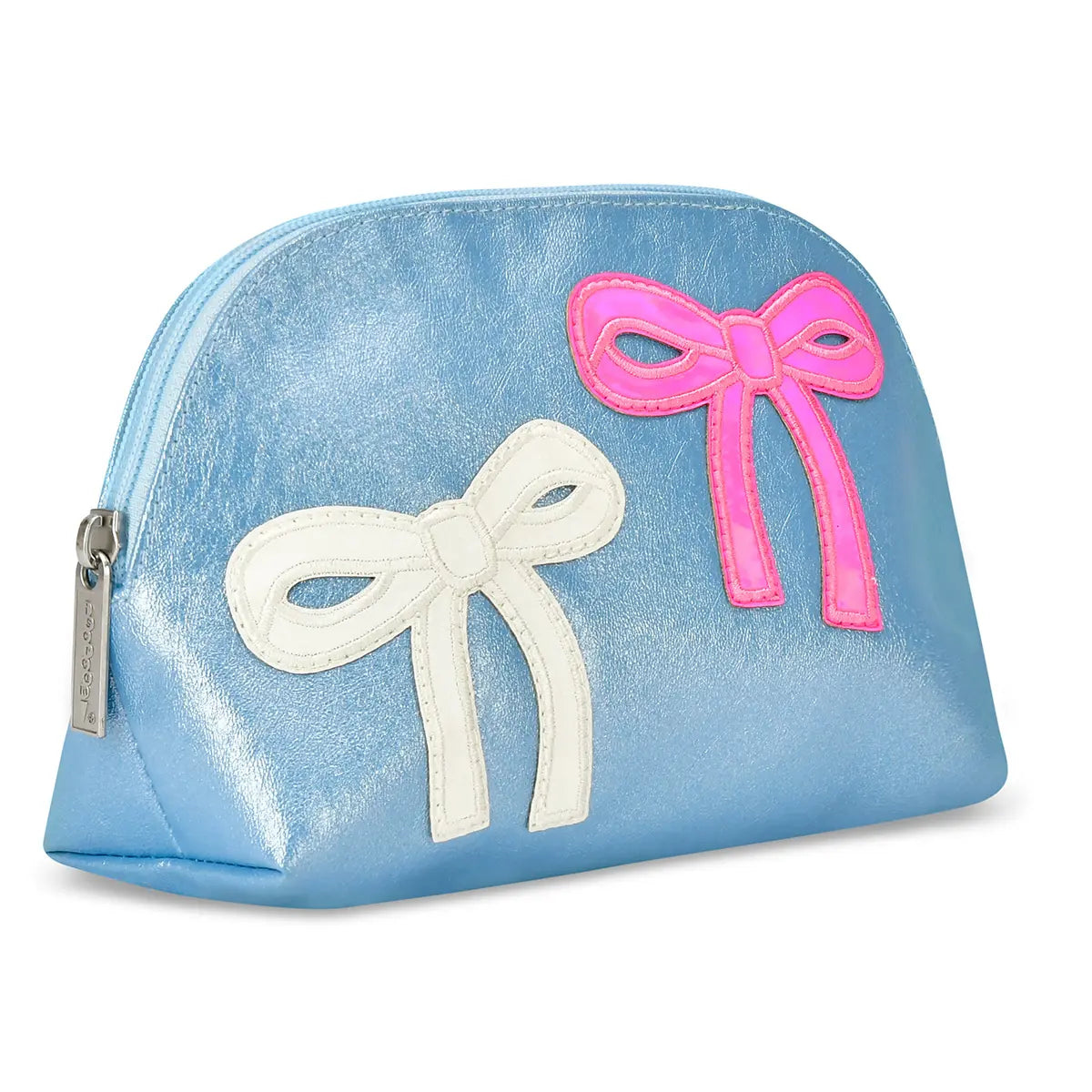 iScream Patched Bow Oval Cosmetic Bag - Little Miss Muffin Children & Home