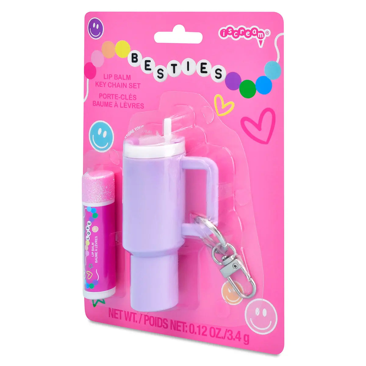 iScream Besties Lip Balm Key Chain Set - Little Miss Muffin Children & Home