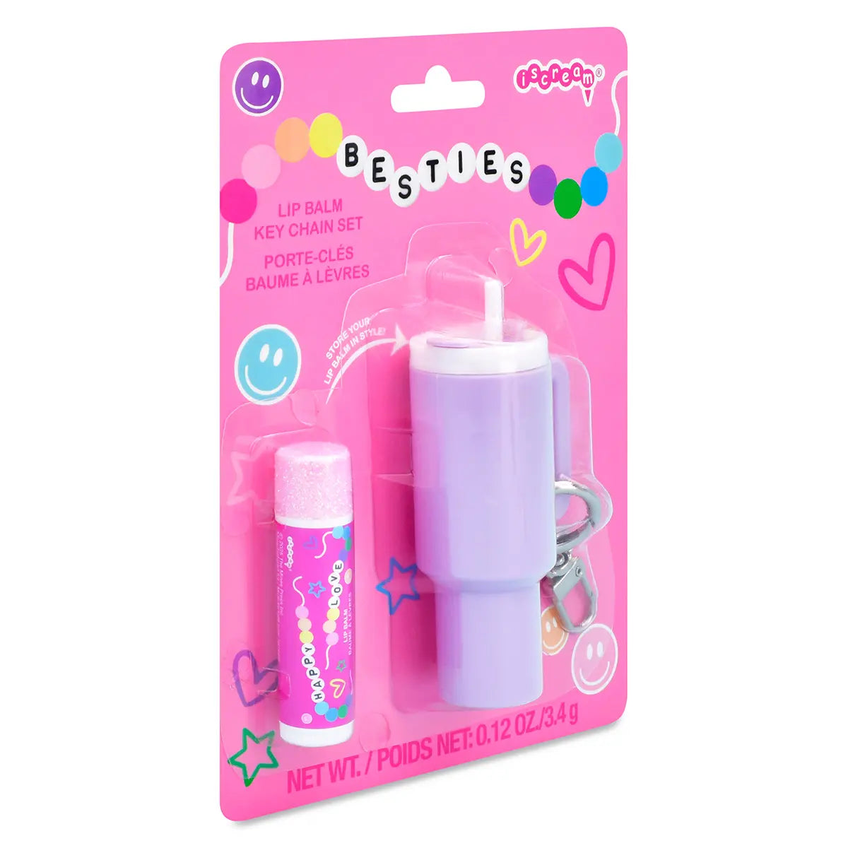 iScream Besties Lip Balm Key Chain Set - Little Miss Muffin Children & Home