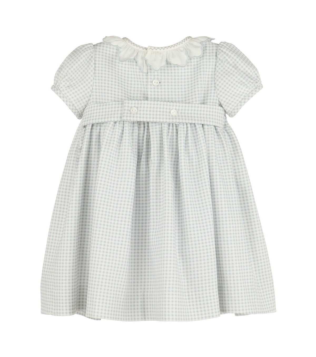 Casero & Associates Casero & Associates Cottagecore Smock Dress, Blue - Little Miss Muffin Children & Home