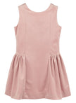 girls pink velvet princess dress