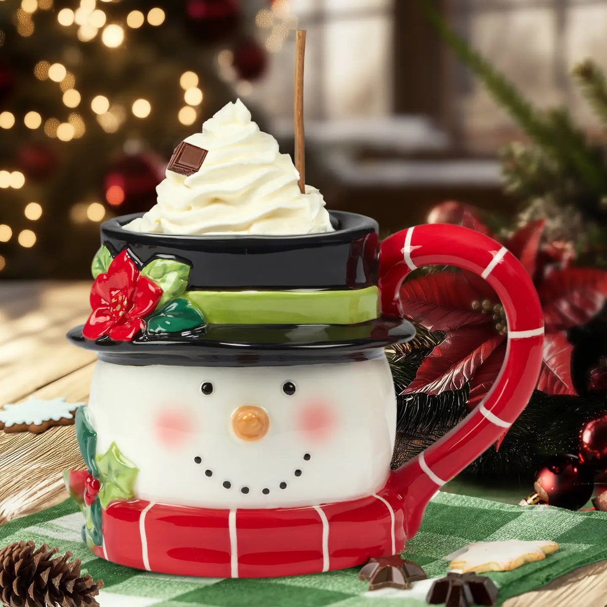 Certified International Holiday Magic Christmas 3D Snowman 18oz Mug - Little Miss Muffin Children & Home