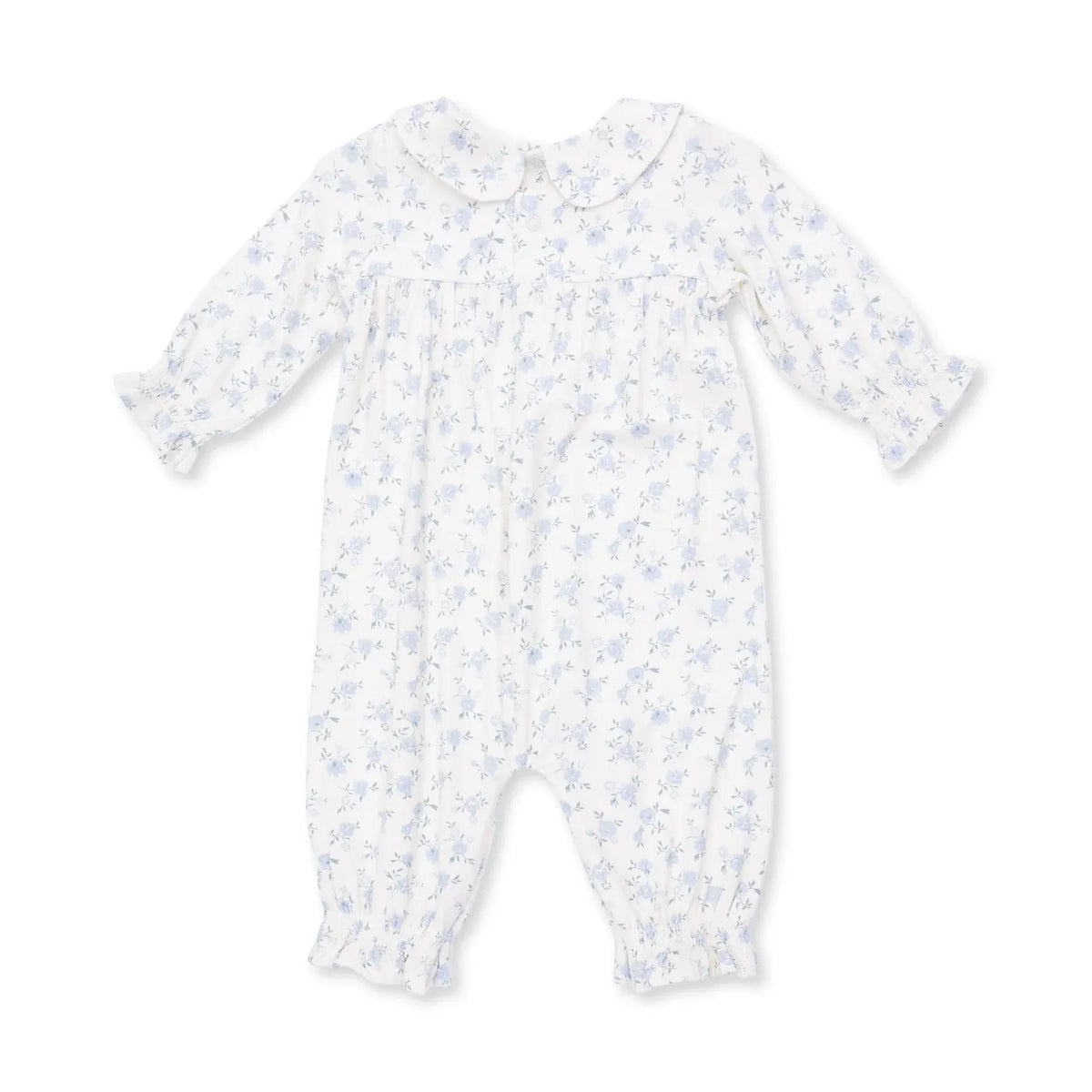 Angel Dear Rose Briar Smocked Long Sleeve Romper - Little Miss Muffin Children & Home