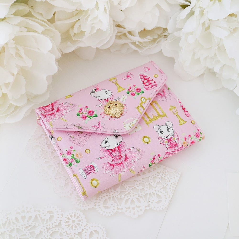 Pink Poppy Pink Poppy Claris the Chicest Mouse in Paris Wallet - Little Miss Muffin Children & Home