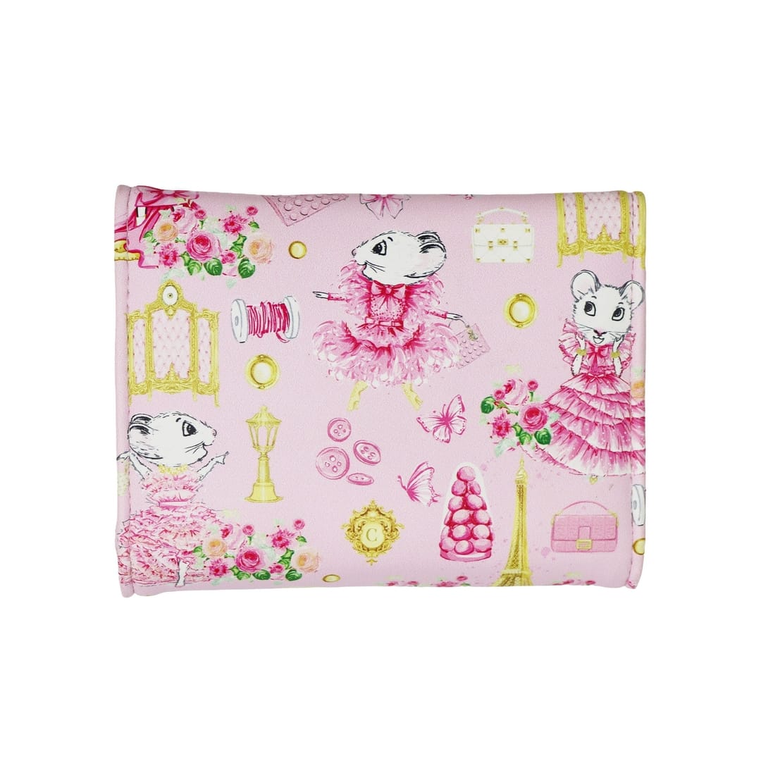 Pink Poppy Pink Poppy Claris the Chicest Mouse in Paris Wallet - Little Miss Muffin Children & Home