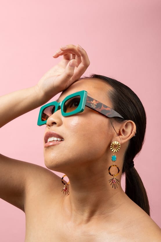 Tribe + Temple Liliana Jade Statement Earrings - Little Miss Muffin Children & Home