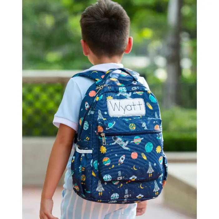 Sugar Bee Clothing Outer Space Boys Standard Backpack - Little Miss Muffin Children & Home
