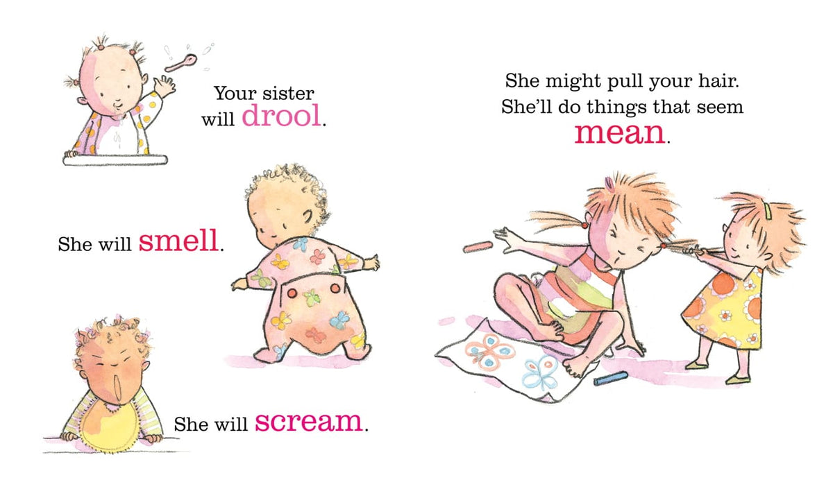 Simon & Schuster You're Getting a Baby Sister! Board Book - Little Miss Muffin Children & Home